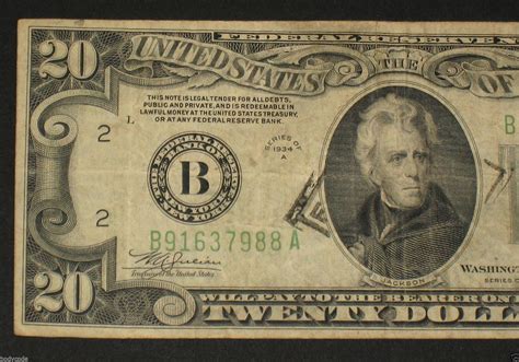 ebay 20 dollar bill worth